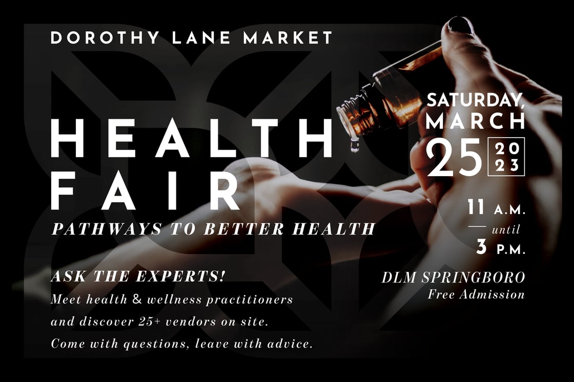 Health Fair Endcap Sign
